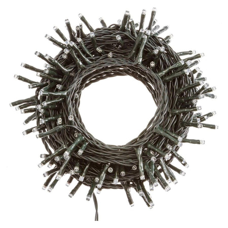 Catena luminosa 1000 mini LED bianco caldo decorazioni natalizie