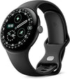 Google Pixel Watch 4 (45mm) - Android Smart Watch with Comprehensive Health and Fitness Tracking and Gemini Support - Matte Black Aluminium Case - Obsidian Sports Band - WiFi