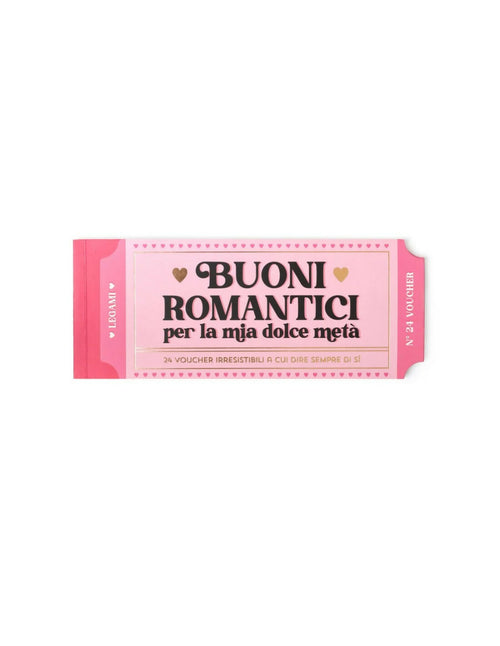 Blocco 24 Voucher Romantici Legami