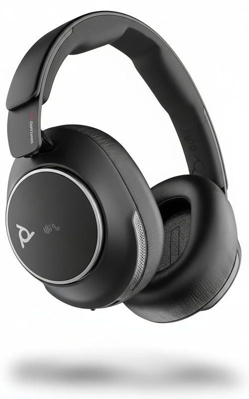 Poly Voyager Surround 80 UC Bluetooth Headset (Plantronics) Noise Cancelling Microphones for Clear Conversations - Adaptive ANC - Works with iPhone, Android, PC/Mac, Zoom, Microsoft Teams (Certified)