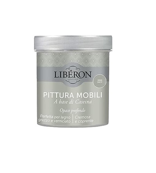 LIBERON - PITTURA MOBILI A BASE DI CASEINAOPACO PROFONDO VERDE MALVA 500ML
