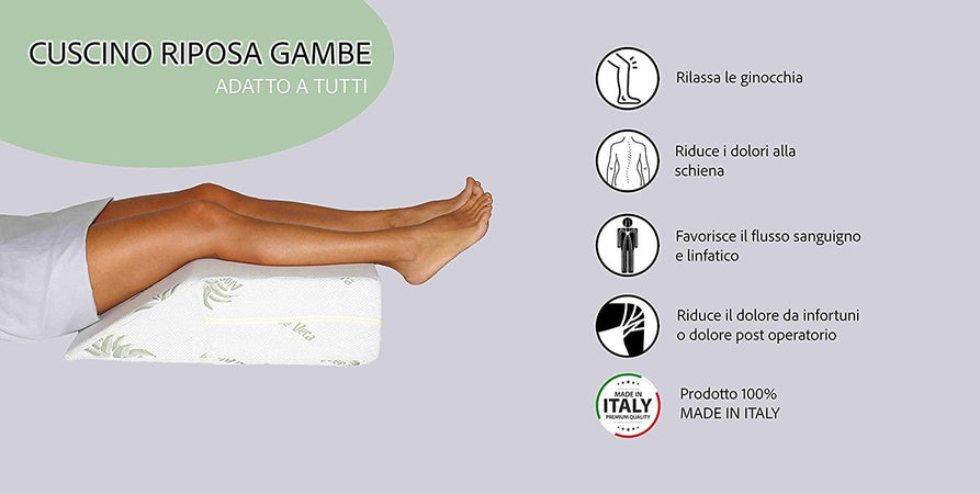 Cuscino Riposa Gambe Silver B36 - Passarelli Biancheria