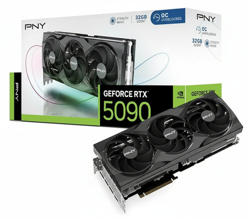 PNY GeForce RTX 5090 32GB OC Triple Fan Graphics Card DLSS 4