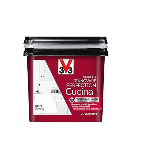 V33 - SMALTO RINNOVARE PERFECTION CUCINA 750ML BIANCO OPACO