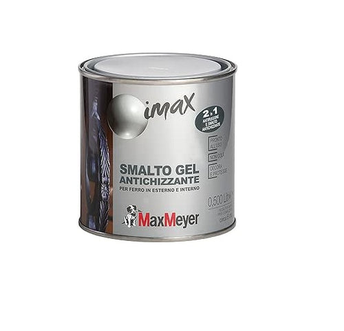 MAX MEYER - IMAX SMALTO DECORATIVO ANTICHIZZANTE 0,5 L NERO GRAFITE