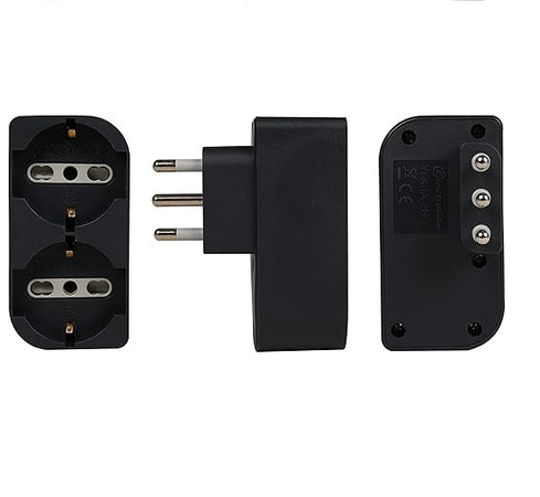 ELECTRALINE - ADATT. SALVASPAZIO 2P UNIVERSALI NERO