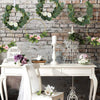 Cerchio decorativo in metallo decorazione natalizia da interno e esterno