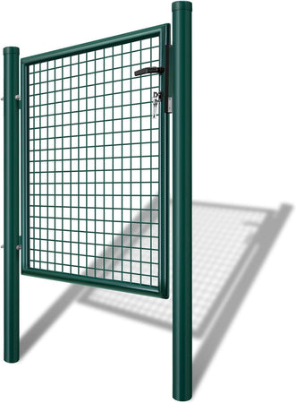 Cancello pedonale per recinzione con pannelli rigidi modulari "Border" maglia 5 x 5 cm