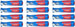 WEICON Cable Knife 4-16, Blue, Set of 12