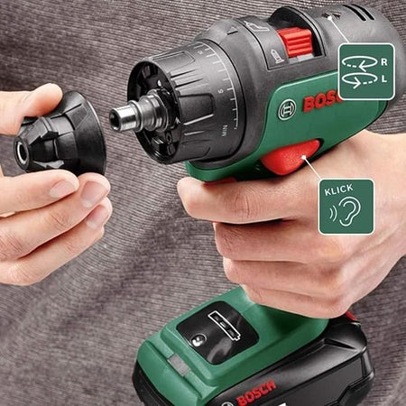 BOSCH - ADVANCEDIMPACT 18V 2 SPEED CORDLESS IMPACT DRIVER 2 BATTERIE Velocità a vuoto: 0 - 450 e da 0 - 1500 min -1