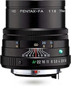 HD PENTAX-FA 77mmF1.8 Limited Black Limited Medium teleobiettivo obiettivo primario, rivestimento HD ad alte prestazioni, rivestimento SP, diaframma rotondo, corpo in alluminio lavorato