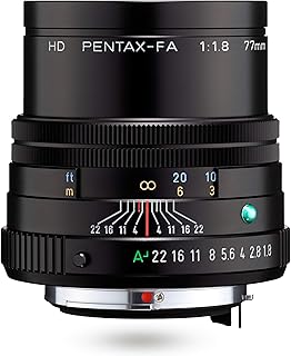 HD PENTAX-FA 77mmF1.8 Limited Black Limited Medium teleobiettivo obiettivo primario, rivestimento HD ad alte prestazioni, rivestimento SP, diaframma rotondo, corpo in alluminio lavorato