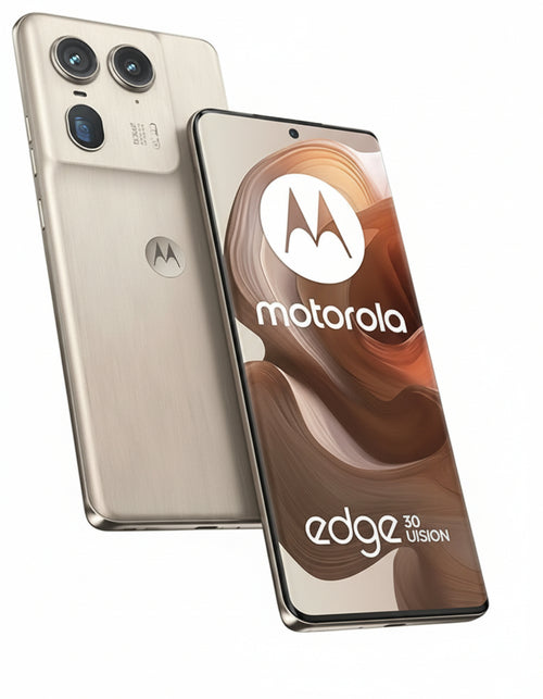 Motorola Mobility Edge50 Ultra Smartphone (6.7 Inch Super HD POLED Display, 50 MP, 16 GB/1TB ROM, 4500 mAh, Includes 125 W Charger, Android 14) Nordic Wood, Includes Protective Cover + Phone Holder