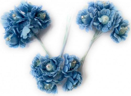 72 FIORE FIORI ARTIFICIALE AZZURRO TESSUTO GLITTER BOCCIOLO FINTE SEGNAPOSTO Casa e cucina/Hobby creativi/Materiali per hobby creativi/Forniture per feste/Decorazioni nozze/Decorazioni ricevimento Trade Shop italia - Napoli, Commerciovirtuoso.it