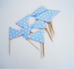 72 Triangolini Bandierine Stuzzicadenti Azzurro Pois Per Festa Party Aperitivo Casa e cucina/Hobby creativi/Materiali per hobby creativi/Forniture per feste/Articoli per feste e compleanni per bambini/Decorazioni/Ghirlande festoni e coriandoli/Ghirlande Trade Shop italia - Napoli, Commerciovirtuoso.it