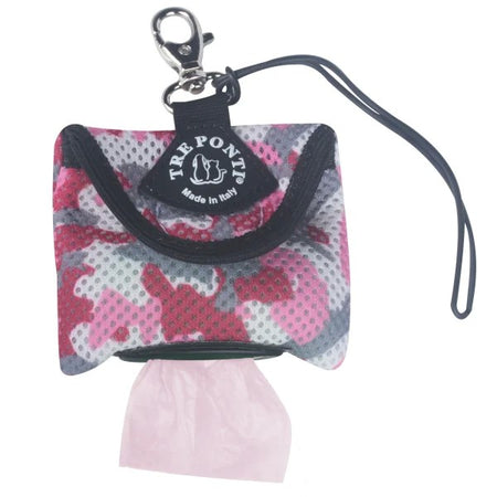 Tre Ponti Dispenser Porta Sacchetti Mimetico Rosa