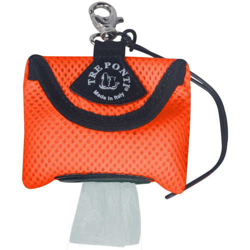 Tre Ponti Dispenser Porta Sacchetti Arancione Fluo