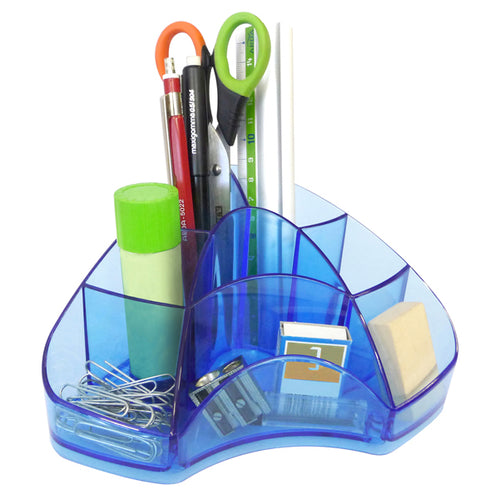 Portapenne Multipot Classic Azzurro Trasp. Arda