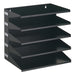 Portadocumenti Sorter Rack 5 Scomparti Nero Durable