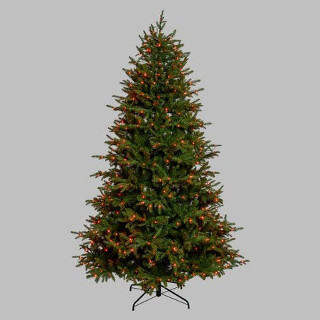 Albero di natale con 550 gocce led RGB in PE Effetto Real Touch h 230 cm