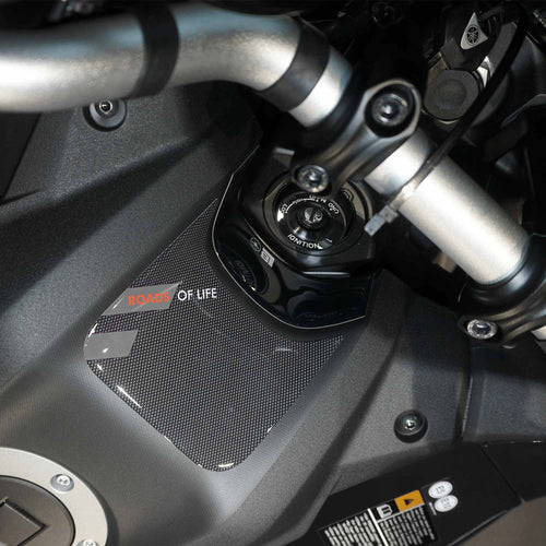Adesivo 3D Protezione zona chiave moto compatibile con Yamaha Tracer 9 2025