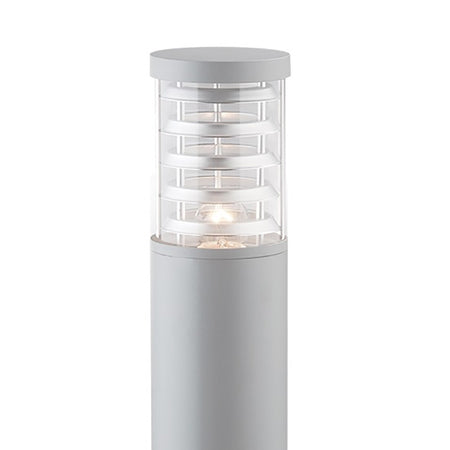 Lampioncino moderno Ideal Lux TRONCO PT1 BIG E27 LED alluminio paletto