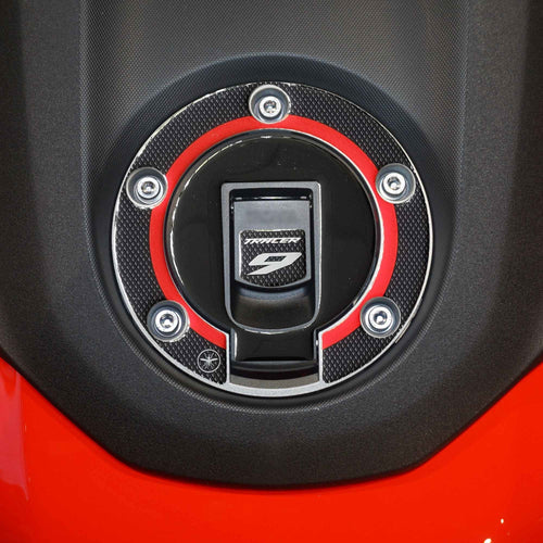 Adesivo 3D Protezione Tappo Serbatoio moto compatibile con Yamaha Tracer 9 2025