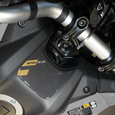 Adesivo 3D Zona Chiave Accensione moto compatibile con Yamaha Tracer 9 GT 2025