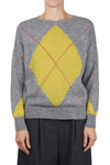 LA FEMME BLANCHE La Femme Blanche - Maglia - 461454 - Grigio/Giallo da donna
