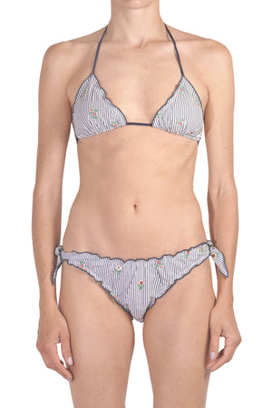 MC2 SAINT BARTH MC2 Saint Barth - Bikini - 451552 - Blu/Bianco da donna