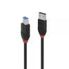 Lindy 43227 cavo USB USB 3.2 Gen 1 [3.1 Gen 1] 10 m USB A USB B Nero (10m USB 3.0 Active Cable Slim - Warranty: 24M)