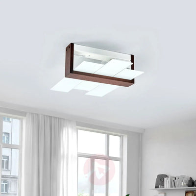 Plafoniera moderna Linea Light Group TRIAD S 90209 90231 LED vetro lampada soffitto parete