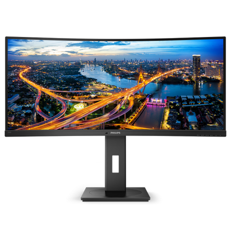 PHILIPS 346B1C - MONITOR LED CURVO 34"" WQHD - MULTIMEDIALE - 100Hz - HDMI + DP + 4xUSB