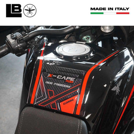 Paraserbatoio Adesivo 3D Protezione compatibile con Moto Morini X-Cape 700 2025