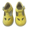 Scarpe bimbo bimba occhietti occhio di bue giallo Rossano Made in Italy