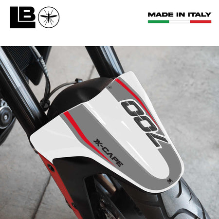 Adesivo 3D Protezione Parafango compatibile con Moto Morini X-Cape 700 2025