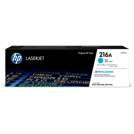 Cartuccia toner ciano originale LaserJet HP 216A (W2411A) per MFP HP Color LaserJet Pro M182 / M183