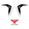 Adesivi 3D Parasteli Parafango compatibili con Moto Morini X-Cape 700 2025