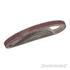 Nastri abrasivi 10 x 330 mm in ossido di alluminio per levigatrici a nastro silverline Silverline
