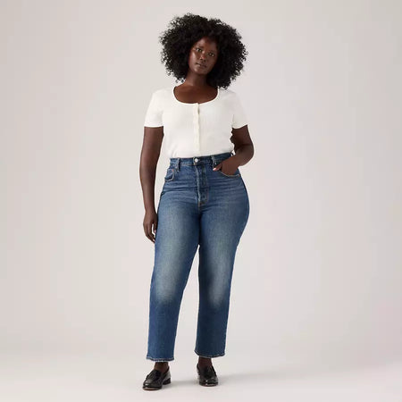 Levi's Jeans donna Ribcage Straight Alla Caviglia