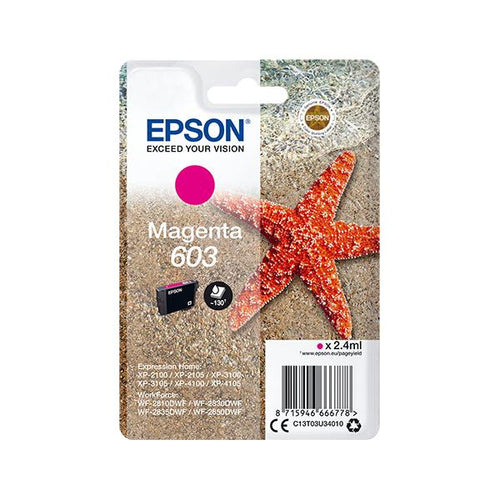 CARTUCCIA EPSON T603 MAGENTA 2.4ml