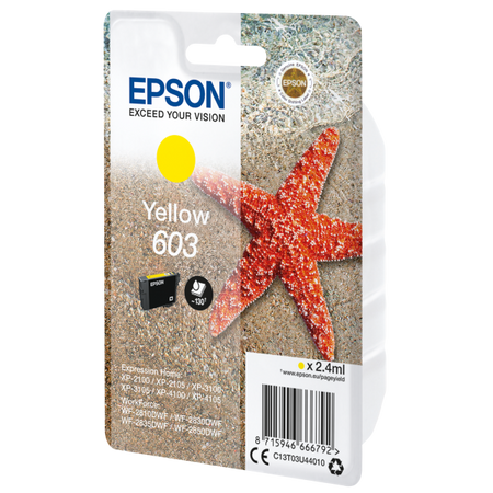 EPSON 603 YELLOW (C13T03U44010) - CARTUCCIA ORIGINALE