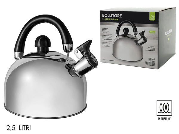 Bollitore 2,5 LT in Acciaio