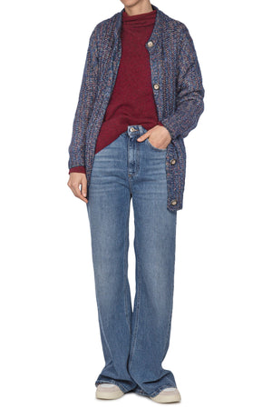 LA FEMME BLANCHE La Femme Blanche - Cardigan - 441809 - Blu da donna