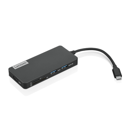Lenovo GX90T77924 replicatore di porte e docking station per laptop Cablato USB 3.2 Gen 1 [3.1 Gen 1] Type-C Grigio (USB-C 7-IN-1 HUB THINKPADS - GX90T77924, USB 3.2 Gen 1 - [3.1 Gen 1] Type-C, HDMI,