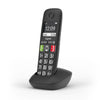 GIGASET E290 (NERO) - TELEFONO CORDLESS SENIOR - VIVAVOCE - TASTI GRANDI