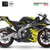 Adesivi 3D Protezioni Laterali Serbatoio compatibile con Aprilia RS 125 2021-25