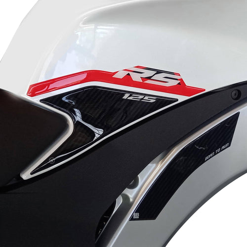 Adesivi 3D Protezioni Laterali Serbatoio compatibile con Aprilia RS 125 2021-25