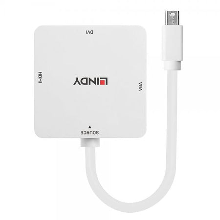 LINDY ADATTATORE MINI-DP A HDMI 4K30/DVI/VGA