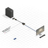 LINDY ADATTATORE CAVO DISPLAYPORT/DVI-D, M/F, ATTIVO, 15CM